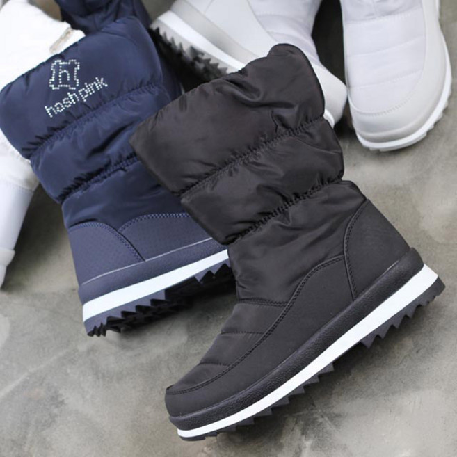 슈앤필 따뜻한 여성 부츠 털부츠 패딩부츠 방한부츠 7353