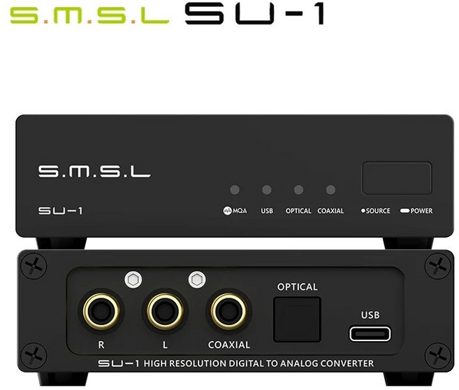 SMSL SU-1 SU1 MQA 오디오 DAC 고해상도 오디오 미니 데스크탑 디코더 AK4493S 칩 PCM768 DSD512