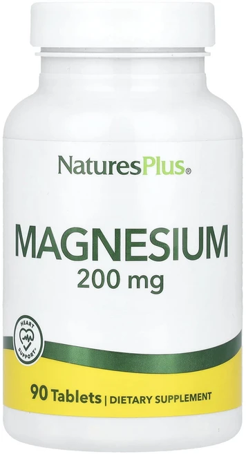 NaturesPlus 마그네슘 200 mg 90정, NaturesPlus 마그네슘 200 mg..., 1개 - 쿠팡