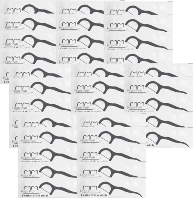 비브랜드 개별 포장 치실 400D 고강도 대용량 500개입, 500개, 1세트, 0.3mm