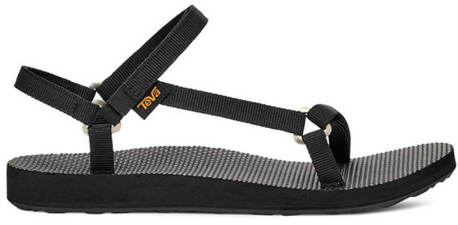 Teva Original Universal Slim 女 運動涼鞋 水鞋 織帶 黑, 22 cm