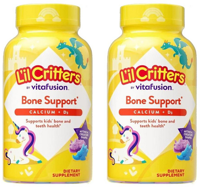 릴크리터스 본 서포트 칼슘 + 비타민 D3 구미 120정, 2개