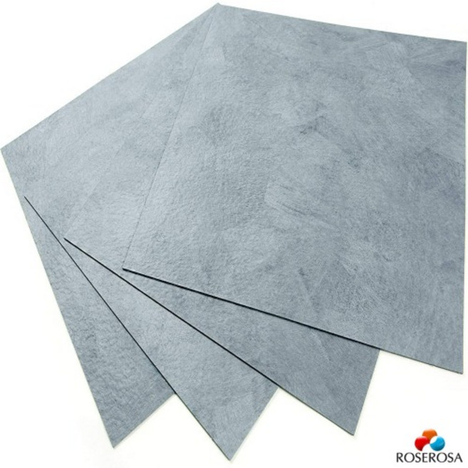 더 쉬움 3T*500*500*13장 한평 비접착 본드식 사각타일 데코타일 블랙빈아이스 RS203, 1개