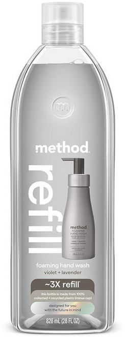 Method 메소드 포밍 핸드 워시 리필 바이올렛 라벤더 828ml