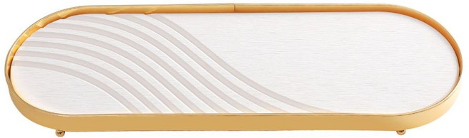 보브온 스텐프레임 규조토 트레이 욕실 정리받침 비누 받침 디퓨저 받침 세면대 주방, 골드
