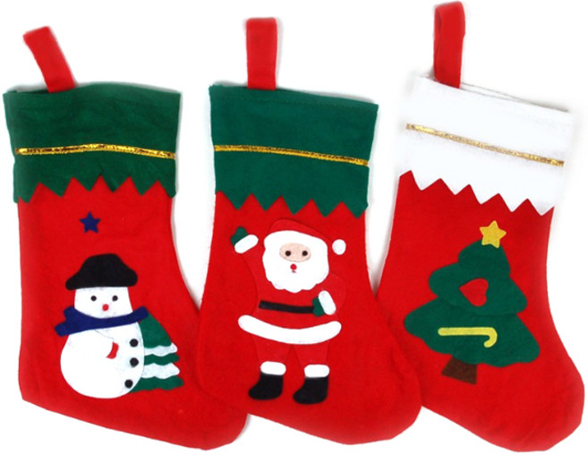 거영I&D 산타 모자 크리스마스 파티 아동 소품, 선택46.산타양말, 1개
