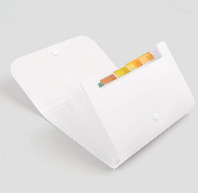 반투명 통장지갑 다용도 카드 수납 파우치 영수증 정리 보관 케이스