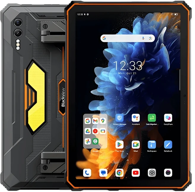 Blackview Active 10 Pro 태블릿 PC 안드로이드 14 옥타코어 구글 플레이 NFC 5G 10.95 인치 2.4K 12, 01 공식 표준, 02 512G, 01 주황색