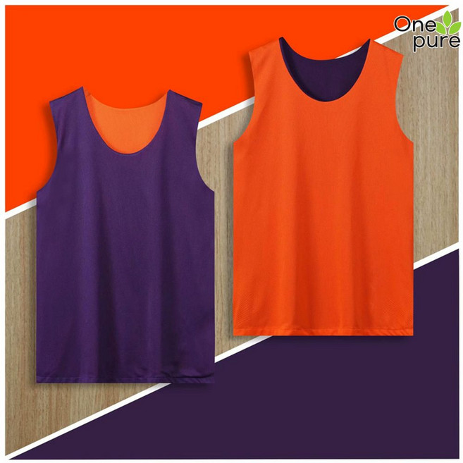 농구양면저지 팀 웨어 농구복 스포츠 남자 이름, 3XL, 850퍼플오렌지, 1개