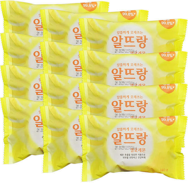 알뜨랑 비누 오리지널 옐로우 140g, 12개입