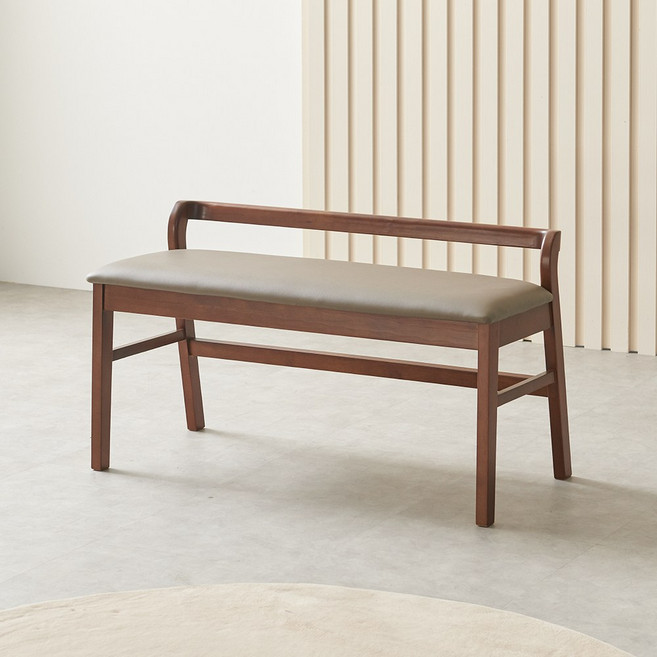 라로퍼니처 발리 고무나무 원목 2인 3인 벤치 식탁 의자 카페 인테리어 체어