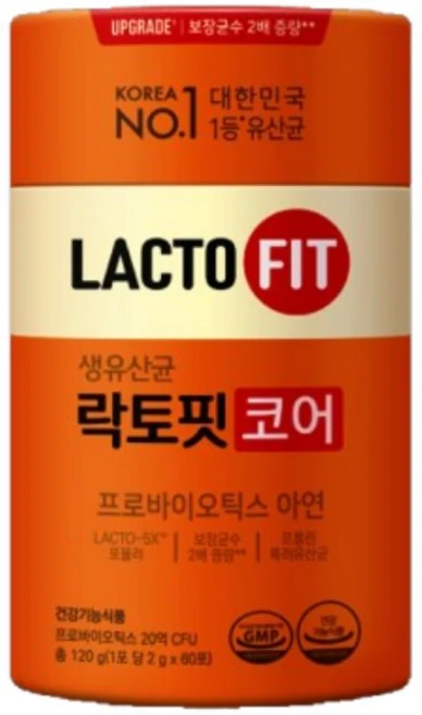 락토핏 코어 유산균 1통, 60개, 2g - 쿠팡