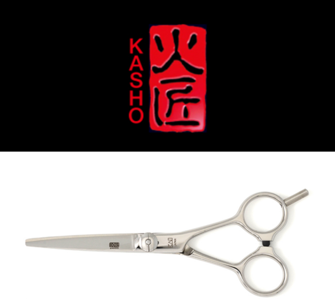 카쇼 KIV S 블런트 4.5/5/5.5/6인치 미용가위 커트 가위 바버 이미용 전문가용, KIV-55S, 1개