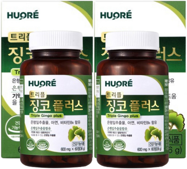 트리플징코플러스 2병 내츄럴가이아, 60정, 2개