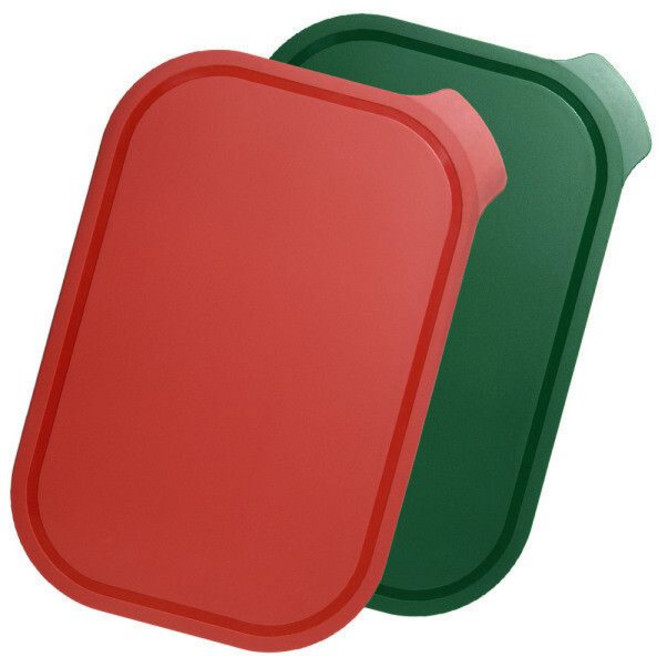 애슬라 칼집 안나는 4T 양면 항균 TPU 도마 2종세트 대형 - 중형, 중형_A_블랙(중)+올리브그린(중), 1개