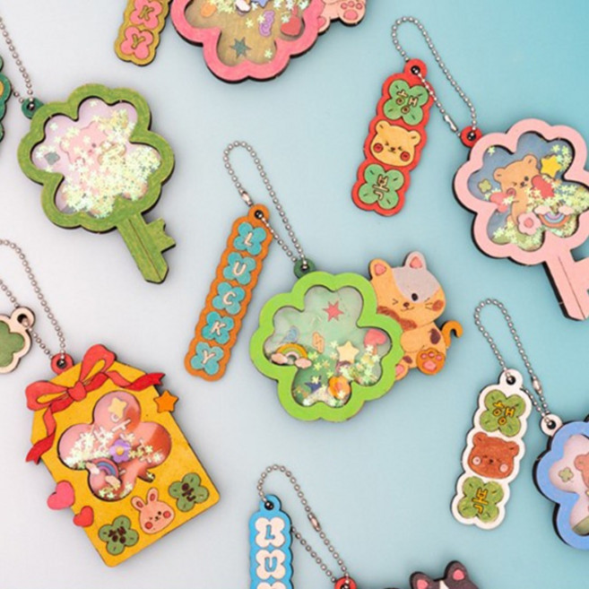 HW 행운을 가져다주는 쉐이커 키링 만들기, 고양이