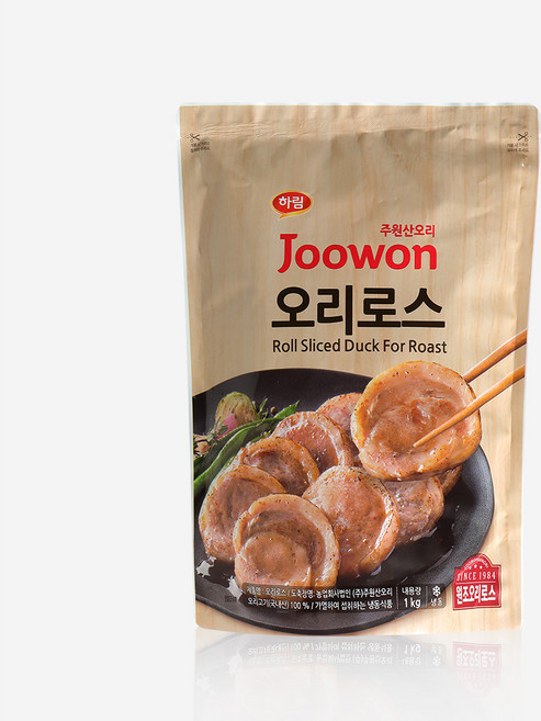 농업회사법인(주)주원산오리 주원산오리 오리로스 1kg, 2개