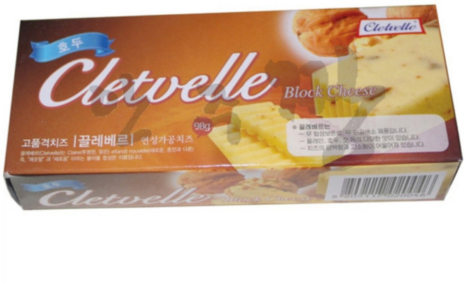 데어리젠 끌레베르 호두 블럭치즈, 6개, 98g