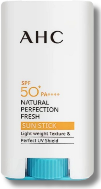 AHC 清爽雙效防曬棒 SPF50 PA 防水抗汗 不沾手 敏感肌適用 韓國防曬, 1個, 自然清爽防曬棒17g(白), 17g