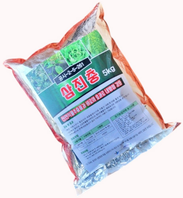 뿌리해충퇴치제 텃밭 깍지 응애 진딧물 해충퇴치제 친환경 토양살충제, 삼진충 입제 5Kg, 1개, 5kg