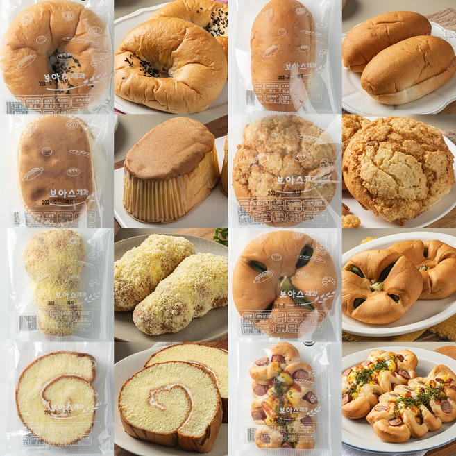 프리미엄 제과점빵 수제빵 10봉 랜덤 (2~3종류) (1박스), 10개, 80g