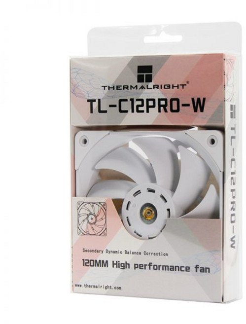 Thermalright TL-C12PRO-W 12cm風扇 PWM高效能散熱風扇