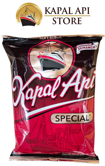 인도네시아커피 KAPAL API Instant Coffee 까빨아삐 인스턴트커피 원두 볶은커피, 1개, 1개입, 160g