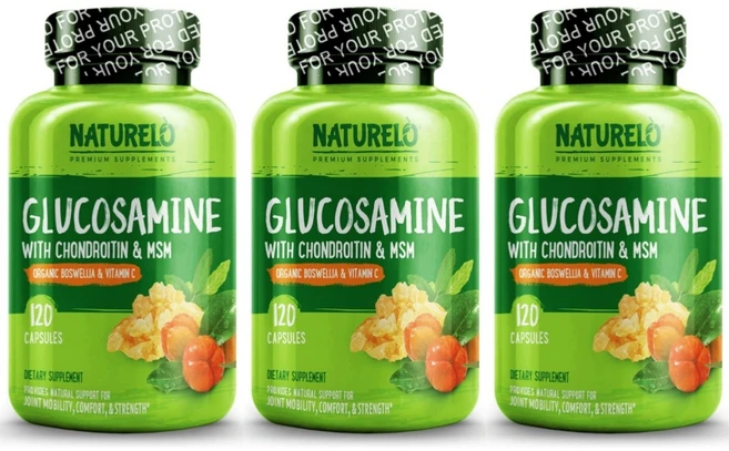NATURELO 뉴트렐로 콘드로이친글루코사민 엠에스엠 MSM 120정 3개 - 쿠팡