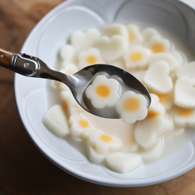 계란꽃떡국, 200g, 1개