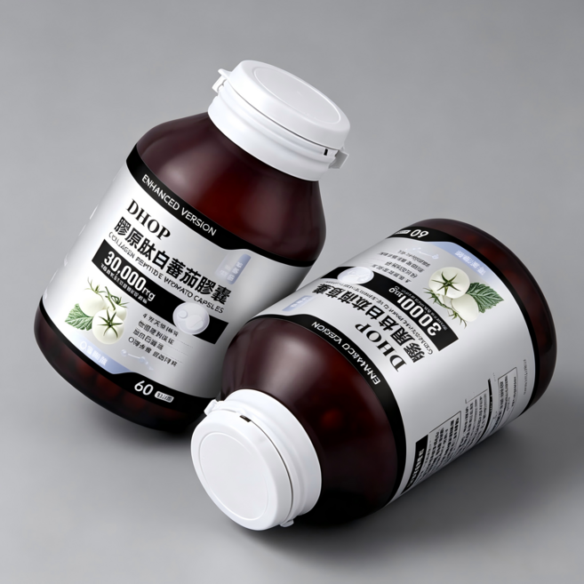DHOP 膠原肽白番茄膠囊 30 000mg, 1個, 60顆