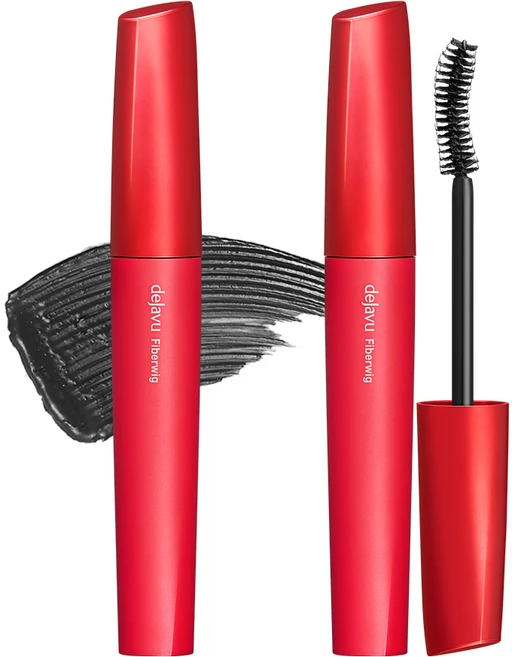 (공식) [1+1] 데자뷰 번짐없는 파이버윅 울트라 롱 마스카라, 블랙 + (증정)블랙, 1개 - 쿠팡