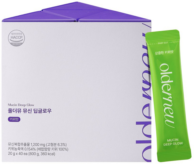 [본사공식몰] 올더뮤 뮤신 딥글로우 키위맛, 10회분, 4박스