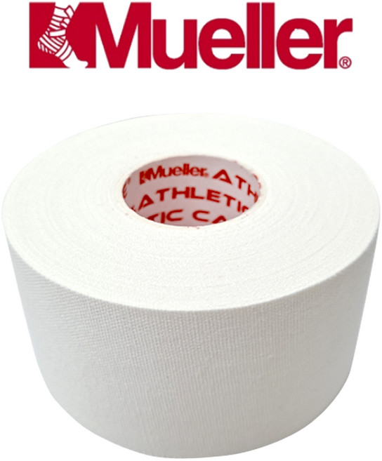 정품 뮬러 테이프 애슬래틱테이프 씨테이프 스포츠테이핑 발목 축구, 화이트