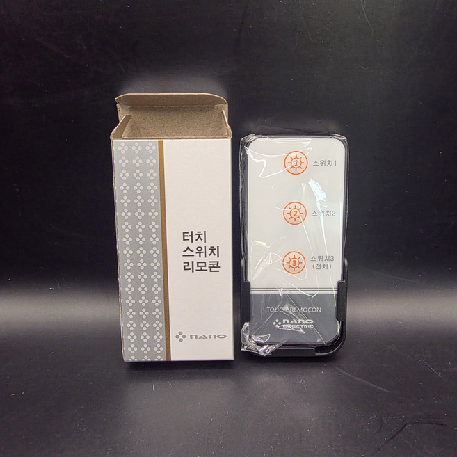 국산 (주)나노전기 무선 터치 아트2 스마트 전자식 스위치 전용 리모컨, 1개