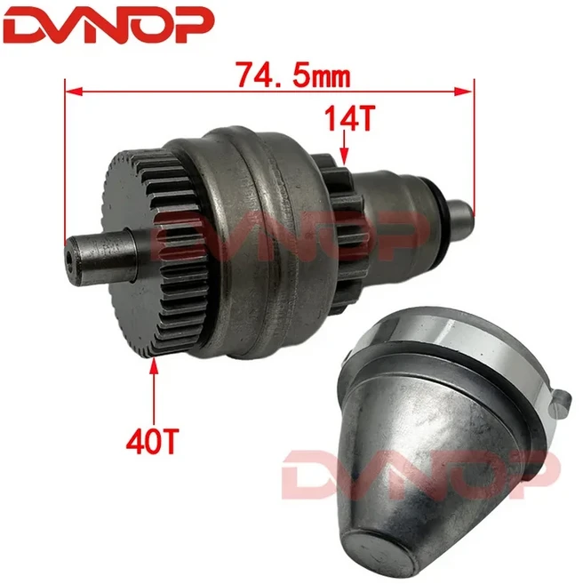 혼다 리드 100 SCV100 SCV 100 리드 SPACY SCR 100 SCR100 피니언 Assy 편도 베어링 용 오토바이 스타터 모, 02 gear and cover