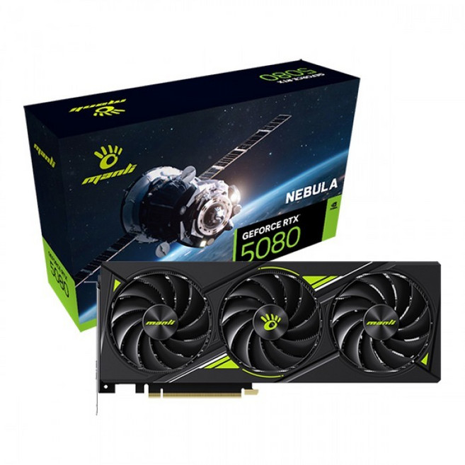 만리 MANLI 지포스 RTX 5080 Nebula D7 16GB 인텍앤컴퍼니 VGA 그래픽카드, 단일모델