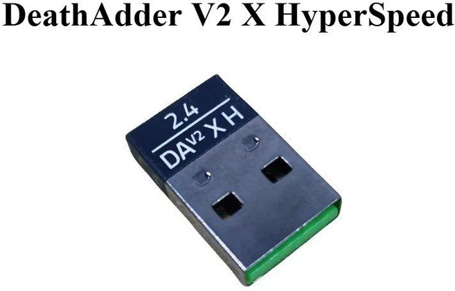 Razer 무선 마우스 ViperUltimate/v2 PRO Basilisk X HyperSpeed DeathAdder v3 Naga Cobra Pro용 USB 동글 신호 수신기, DeathAdder V2 X H