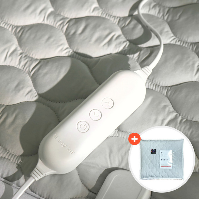 [전자파없는 26년형] 한일의료기 x 오테너 IOT 그래핀 탄소매트 특허받은 20온스 두툼한 카본매트, 02. 슈퍼싱글 110x200, 아이보리