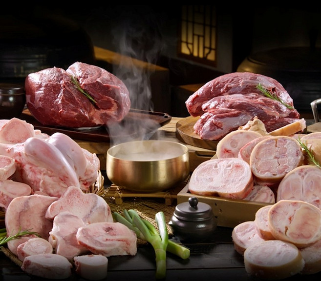 한우 명품 선물세트 합천한우 우족 사골 정육 총5kg 추석 명절 설날 선물세트