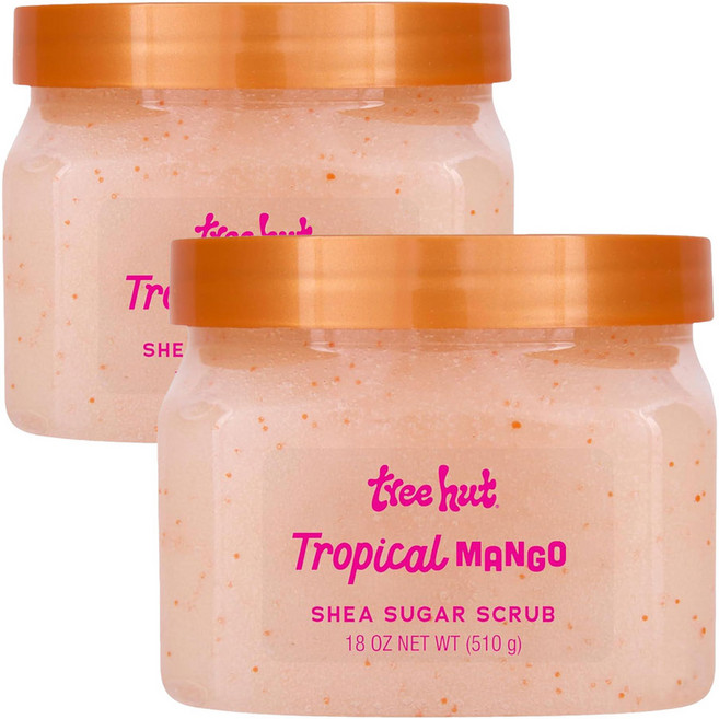 트리헛 시어 슈가 스크럽 트로피컬 망고 Tree Hut 510g 2개