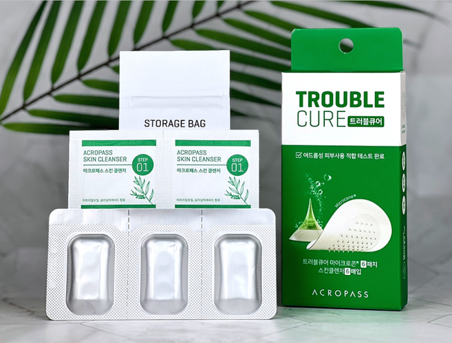 대용량 아크로패스 트러블 큐어 여드름 니들 패치 뾰루지 즉각대처, 12개입, 1개