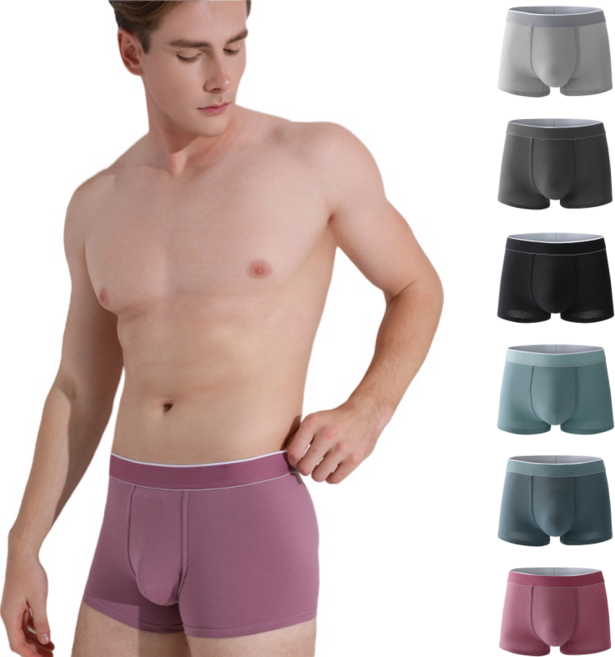 Montheria 남성 팬티 심리스 순면 편안한 드로즈 6종 세트 D12-05