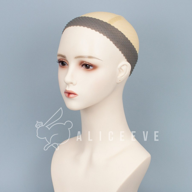 코스프레 가발망 실리콘 헤어밴드 가발 고정 밴드 가발캡 통가발 필수템, 블랙 Black, 1개