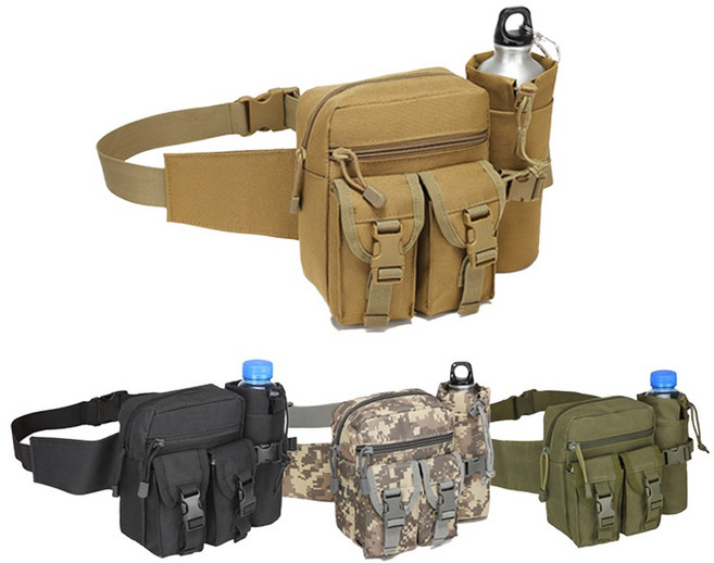 남자 등산 보조 물통 벨트 가방 밀리터리 물병 작업용 주머니 힙색 여행용 큰 대형 허리백, 힙색허리가방 밀리터리, 상세페이지 참조