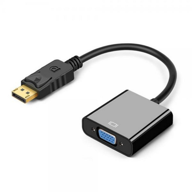 (티테크놀로지) DisplayPort to VGA(RGB) 컨버터 오디오 미지원 (T-DP15), 1개, 상세페이지 참조