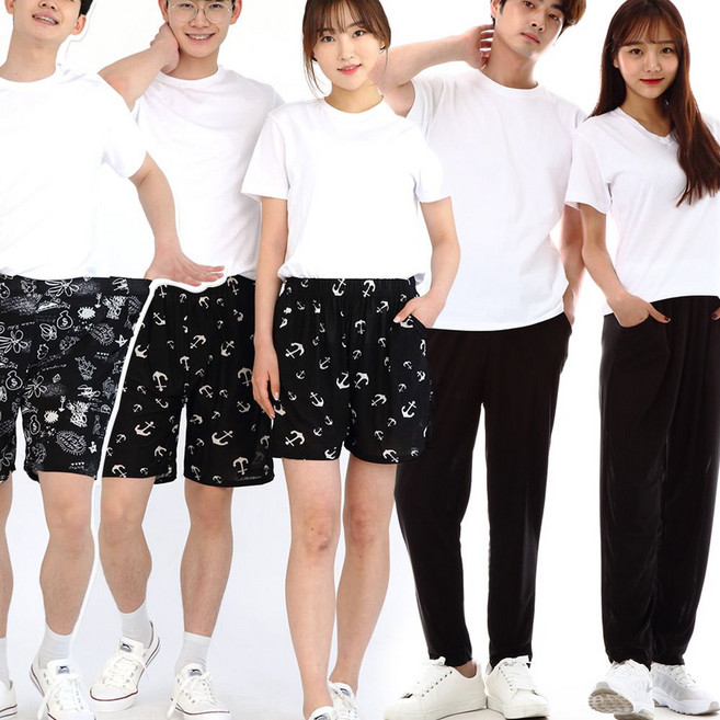 남성 여성 빅사이즈 쿨바지 쿨반바지 잠옷 여름바지 oji*549kr