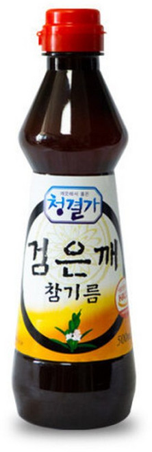 저온압착 껍질벗긴 검은깨로 만든 검은깨참기름 500ml, 1개