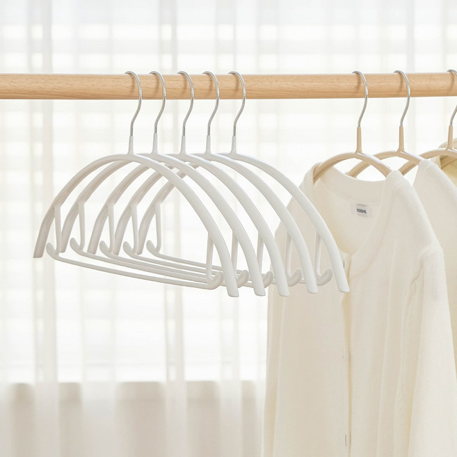 얼라이브즈 논슬립 어깨뿔방지 옷걸이, 화이트, 30개