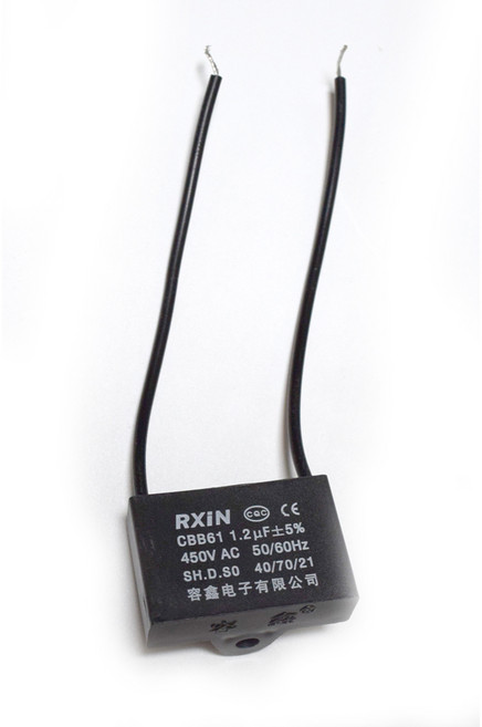 CBB61 기동콘덴서 모터 선풍기 보일러 AC 전기 수지콘덴샤 AC450V 1.2uF(블랙라인), 1개