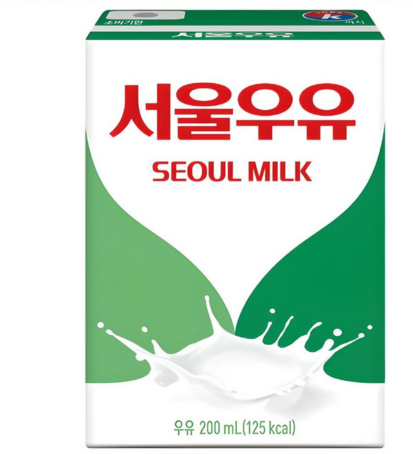 서울우유 멸균 흰우유, 200ml, 12개